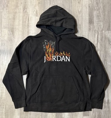 Travis Scott Cactus Jack Air Jordan O.G. MJ Fleece Hoodie Sz L Faded