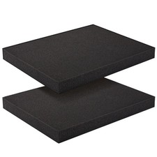 2 Pack Polyurethane Foam Sheets Inserts 16x12x1.5 Inch for Packing Cushoning