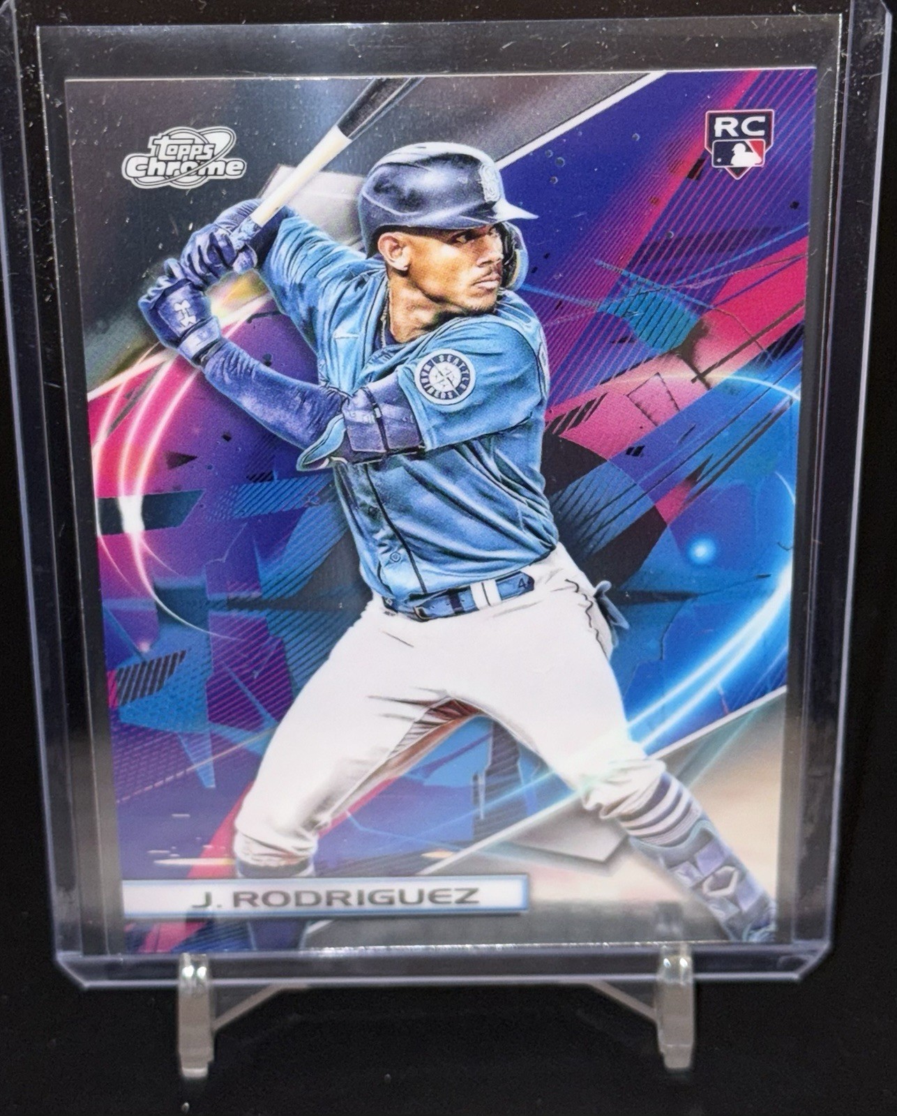2022 Topps Cosmic Chrome Julio Rodriguez Rookie Card RC #197 Mariners Baseball