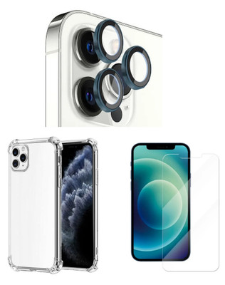 Clear Case für iPhone 15 / 14 Kamera Linse Glas + Hartglas Geschenkpaket