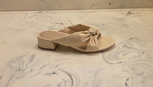 New! Stuart Weitzman 'Playa' Knot Slide Sandals Raffia Womens Size 7 B MSRP $525 - Picture 3 of 12