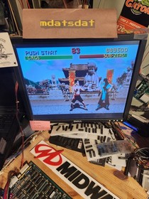 MORTAL KOMBAT 1 PCB JAMMA ARCADE BOARD TURBO NINJA 3.1 REV SET WORKING! MIDWAY