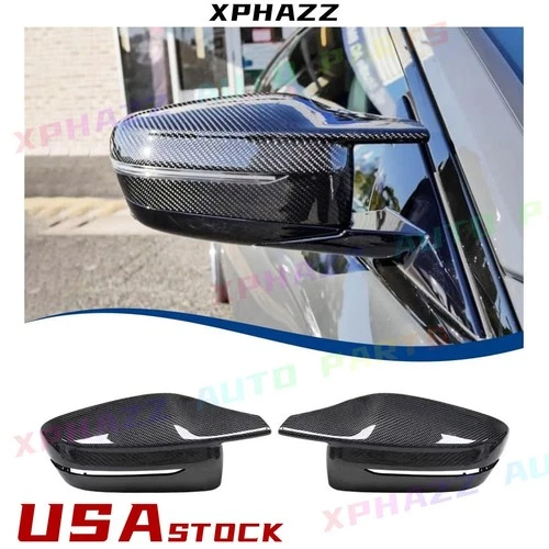 Real Carbon Fiber Mirror Cap For BMW G20 G21 G30 G31 G32 G11 G12 Rearview Cover