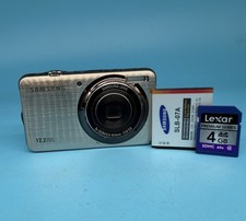 Samsung ST50 12.2MP Digital Camera With SD Card, Silver - Tested