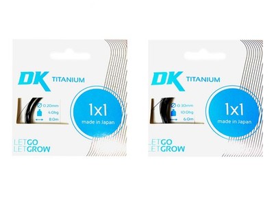 DEKA Titanium 1 x1 - Vorfachmaterial - 4 bis 8 m - Made in Japan