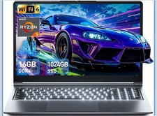 Laptop 15.6 Zoll, 16GB RAM 512GB ROM,Enthaltene AI Copilot, AMD R5