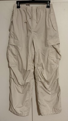 NWT Aritzia TNA Creamy Ivory Squad Pocket Cargo Pants Regular Size Small