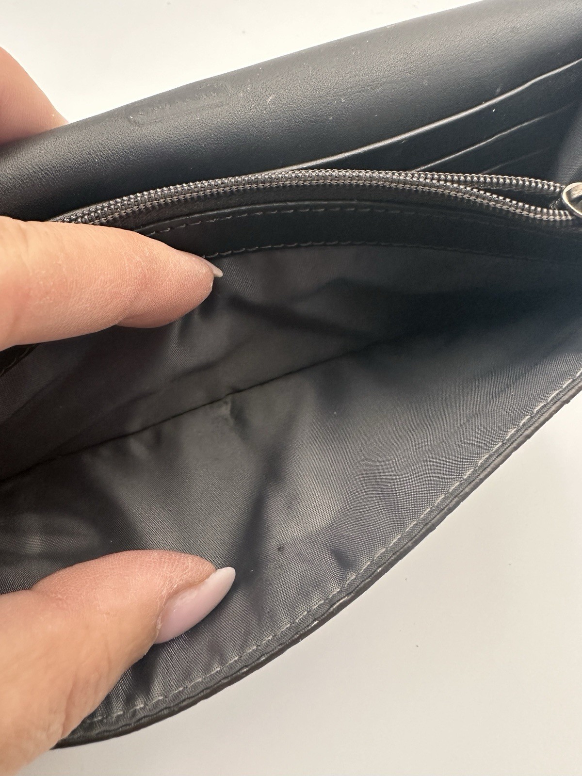 COACH Kristin Buckle Python Embossed Leather Wall… - image 15