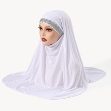 Instant Headscarf Women Hijab Muslim Shawl Wrap Amira Khimar Turban One Piece