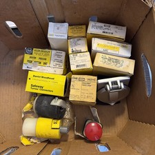 Vintage Hubbell Allen Bradley Woodhead Electrical Parts 14pc Wholesale Lot NOS