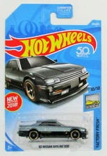 Hot Wheels 2018 basic series 1982 82 nissan skyline R30 silver #169 / 250
