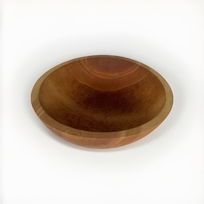 Tree Spirit Solid Cherry Wood Salad Bowl 11 in Crate and Barrel