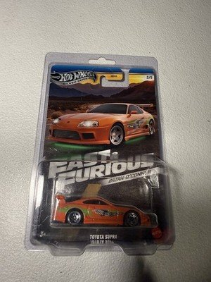 Hot Wheels Brian O'Connor Toyota Supra Fast & Furious Silver