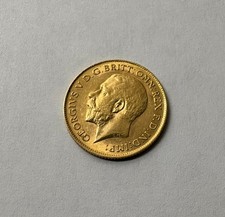 Gold Sovereign Coin, 1913, Uncirculated, Pristine Condition