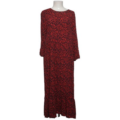 Zara, Kleid, Größe: XL, Rot/Schwarz, Leopard, Damen #mPO