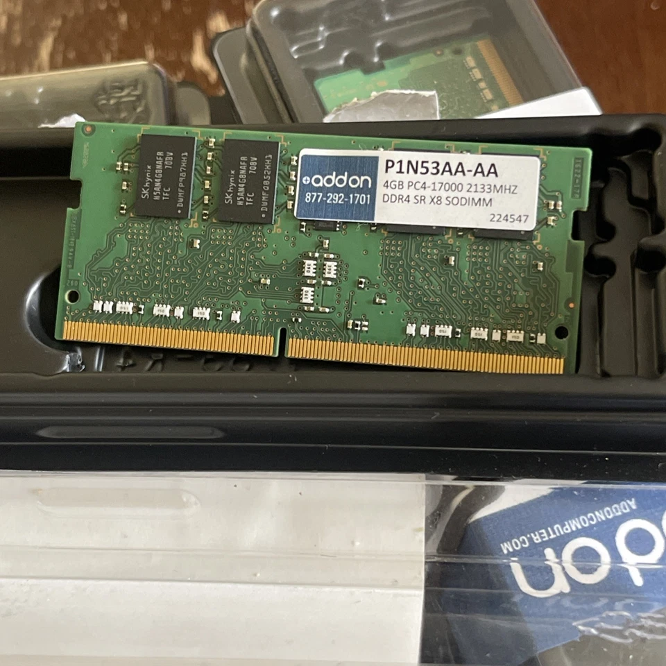 MEMORY RAM LAPTOP COMP HMA451S6AFR8N-TF 4 GB (1x4GB) PC4-2133P 1Rx8 NEW CONDITIO - Image 2 of 4