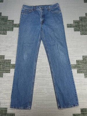 Vintage Levis 630 Authentic Jeans Mens 38 Blue Denim Cotton Straight Leg 35x35