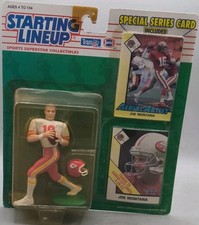 1993 NLF Kenner Starting Lineup Joe Montana Kansas City Chiefs Figure NIB