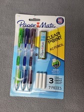 Paper Mate Clear Point Mechanical Pencils 2 Lead 0.5mm 3-Pack Mutli Color
