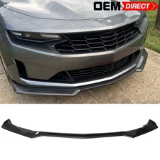 Fits 16-24 Chevrolet Camaro 1LE Style Front Lip Air Dam Guard Carbon Fiber Print