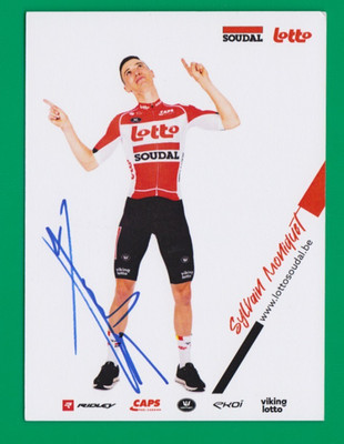 CYCLING cycling card SYLVAIN MONIQUET team LOTTO SOUDAL signed
