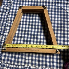 Vintage Wood Sears Roebuck and Co. Tennis Racket Press Frame Balls Net Court