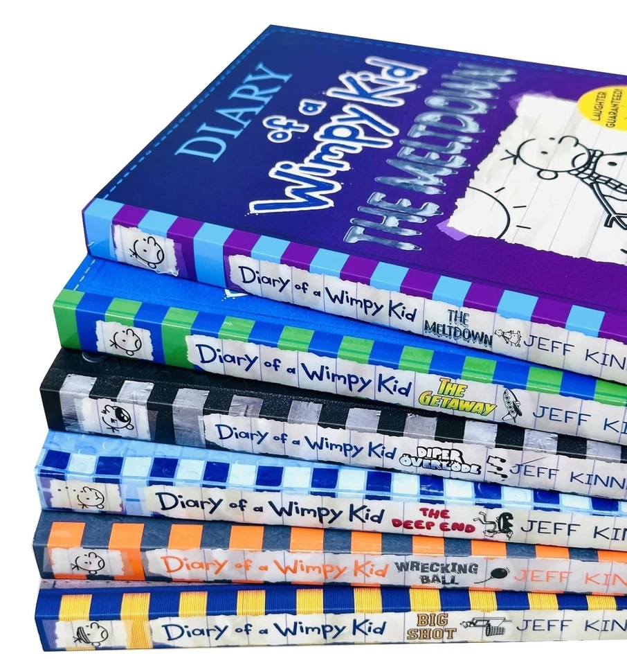 Diary of a Wimpy Kid Series 12-17 Collection 6 Books Set By Jeff Kinney Getaway - Image 3 of 3