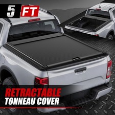 5ft60in Truck Bed Retractable Roll-up Hard Tonneau Cover For 19-23 Ford Ranger 5ft60in Truck Bed Retractable Roll-up Hard Tonneau Cover For 19-23 Ford Ranger