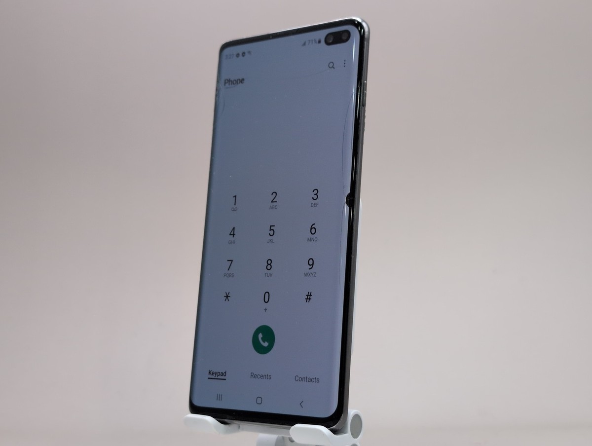 Samsung Galaxy S10+ SM-G975U 128GB Prism Black Verizon Unlocked