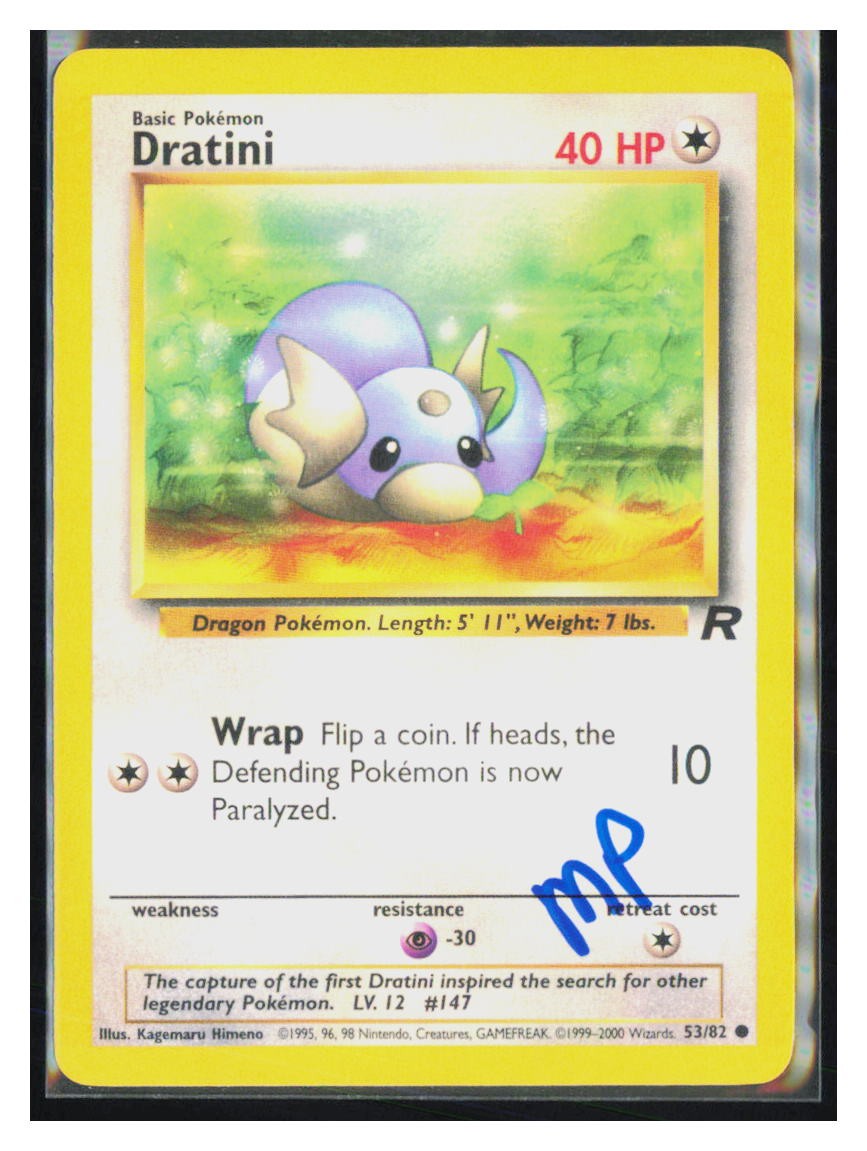 Pokemon Dratini Team Rocket 53/82 Unlimited MP