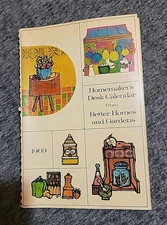 Vtg 1969 Homemakers Desk Calendar From Better Homes & Garden