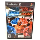 PS2 WWE SmackDown vs. Raw 2007 (PlayStation 2) OEM Case & Replacement Artwork