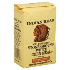 Indian Head Corn Meal Old Fashioned Stone Ground White, 32 Ounce