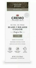 Cremo Hair  Beard Color Medium Brown 2.7 fl oz Single Pack New