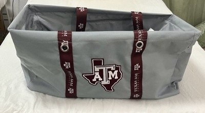 Texas A&M Large Collapsable Tote With Inside Zippered Pocket NWOT