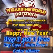 WIZARDING WORLD PARTNER SLOT Monopoly Go 1nstant 1 -72h     Full Carry