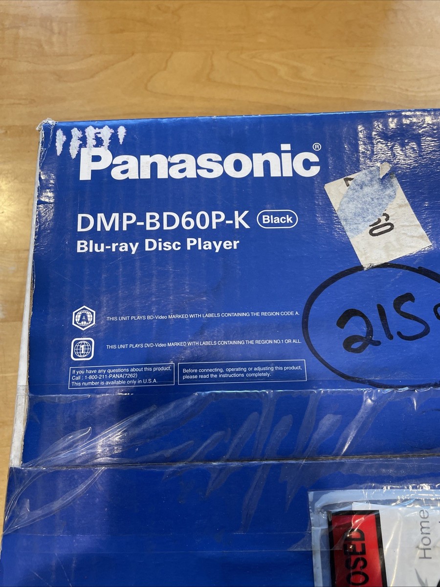 Panasonic DMP-BD60 Blu-Ray Player for sale online | eBay