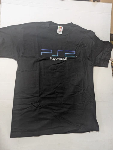 PlayStation 2 Shirt 2003/4 Print Fruit of the Loom Large - product listing photo