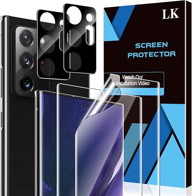 4 Stück Displayschutzfolie für Samsung Galaxy Note 20 Ultra, 2 Stück Displayschutzfolie