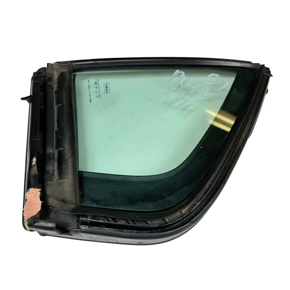 Lincoln MKZ Milan 2007 OEM lado del conductor izquierdo puerta trasera ventilación ventana de vidrio 07 08 09 Foto 2 de 4