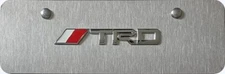 TOYOTA  TRD 3D LOGO  MINI NOVELTY PLATE