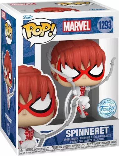 Spider-Man Spinneret Special Edition Pop Marvel #1293 Vinyl Figure Funko
