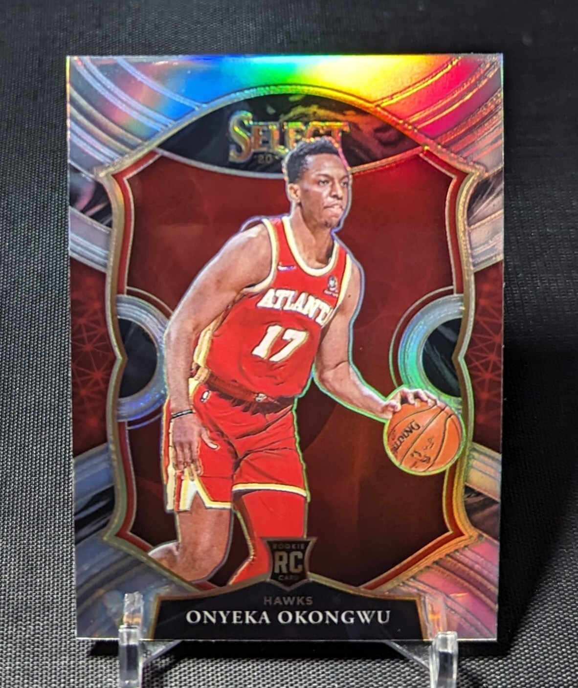 Onyeka Okongwu Silver Prizm Rookie RC 2020-21 SELECT Basketball Card #66 Hawks