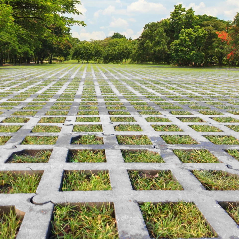 Rasengittersteine (100% recycelter Kunststoff) 60x40x8cm Rasengitter Kunststoff - Bild 3 von 4