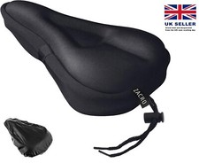 Bike Seat Cushion Cover (Bs1)  - Gel Padded Bike Seat Cover 7x10" 17.7x28cm