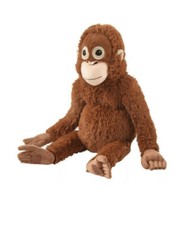 IKEA DJUNGELSKOG Orangutan Soft Toy - Brown 36cm