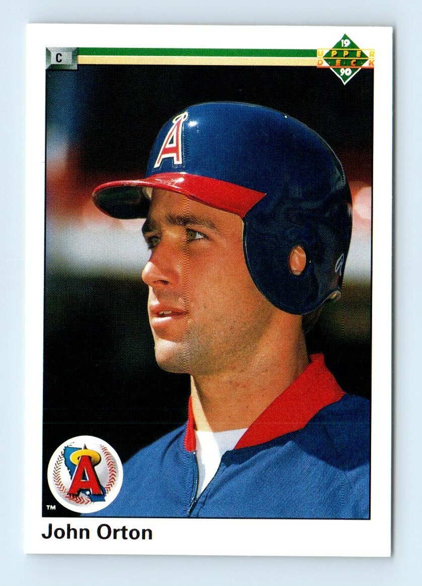 1990 Upper Deck John Orton Rookie California Angels #672