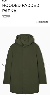 Cos Padded Hooded Parka | Size 48 | Dark Green | eBay Cos Padded Hooded Parka | Size 48 | Dark Green | eBay