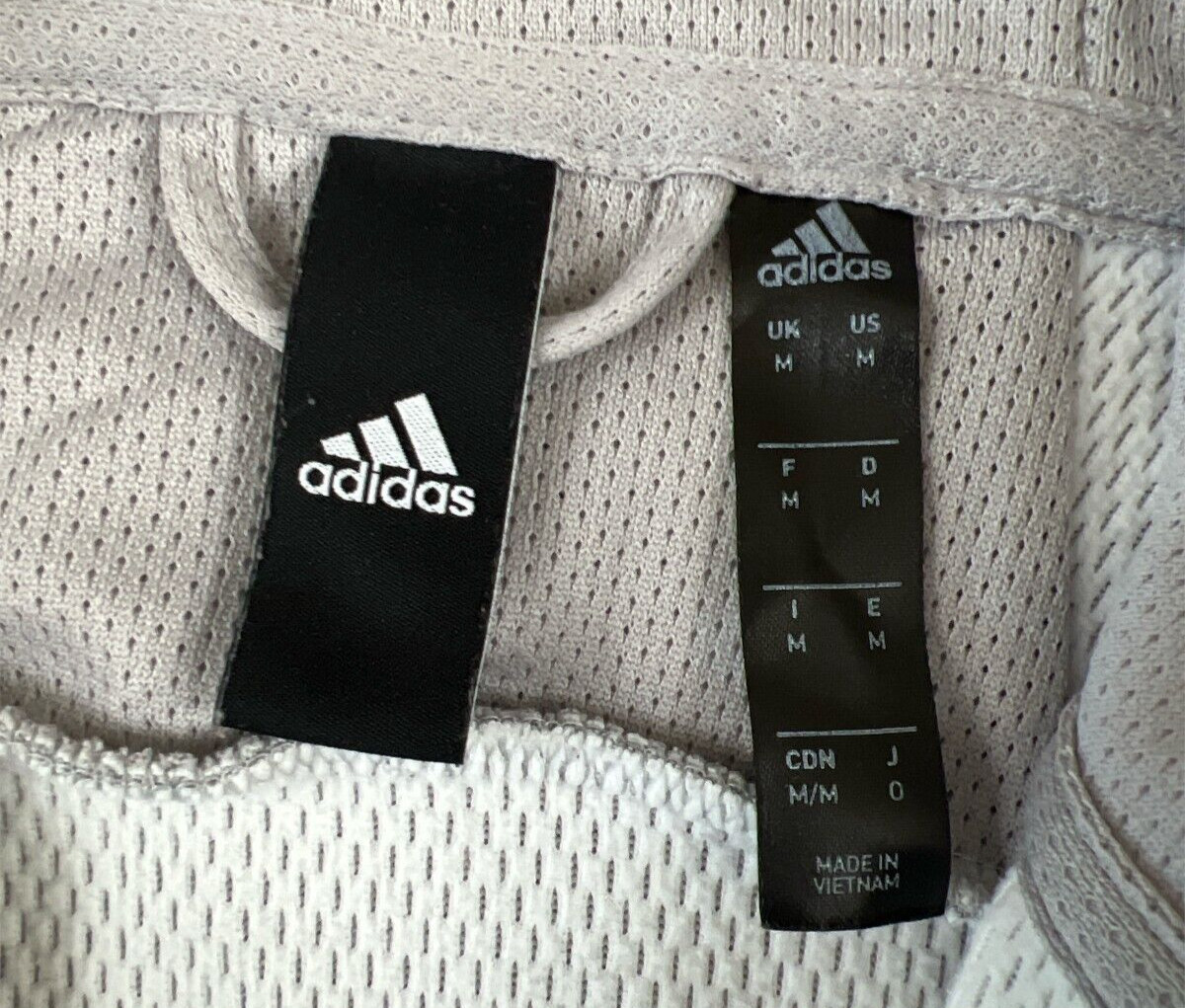 Adidas Climawarm Gray Zip Up Basic Jacket Size Me… - image 4