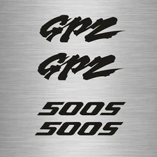 Sticker lettering GPZ 500 S set suitable for motorcycle